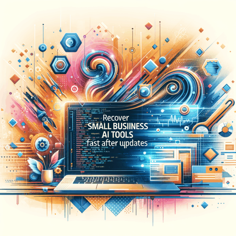 Recover Small Business AI Tools Fast After Updates