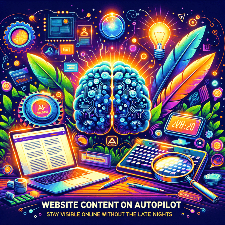 Website Content on Autopilot: Stay Visible Online Without the Late Nights